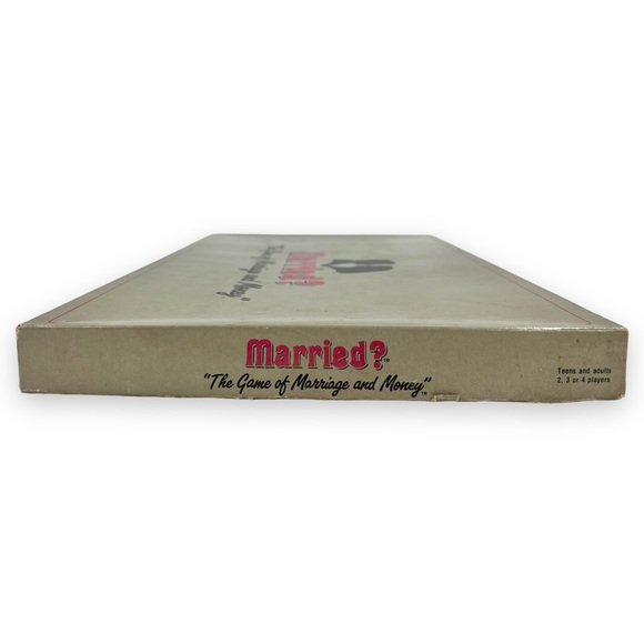 VERY RARE 1980s-90s: Married? "The Game Of Marriage and Money" Board Game NO DIE - Picture 7 of 16